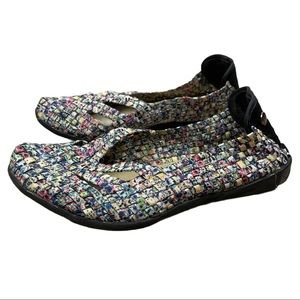 Colorful Women's Woven Flats